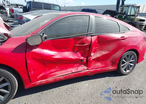 2019 Honda Civic Ex-L from USA, damaged, VIN 2HGFC1F74KH650199